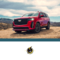 red Cadillac SUV - chip your car performance chips