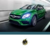 green Mercedes driving in a tunnel - chip your car performance chips