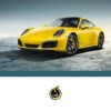 yellow Porsche sports car - chip your car performance chips