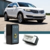black plug in performance chip near white Lincoln SUV - chip your car performance chips