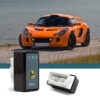 black plug in performance chip near orange sports car - chip your car performance chips