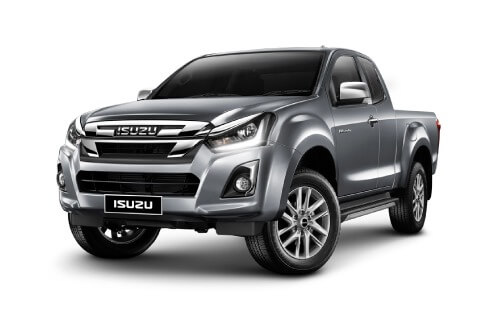 silver Isuzu truck on white background - Isuzu Performance Chips by Chip Your Car