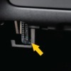 yellow arrow showing OBD2 port location - chip your car performance chips