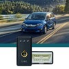 blue Honda minivan driving near forest - chip your car performance chips