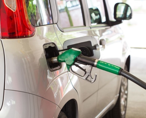 green fuel pump inside white van - chip your car car tuner